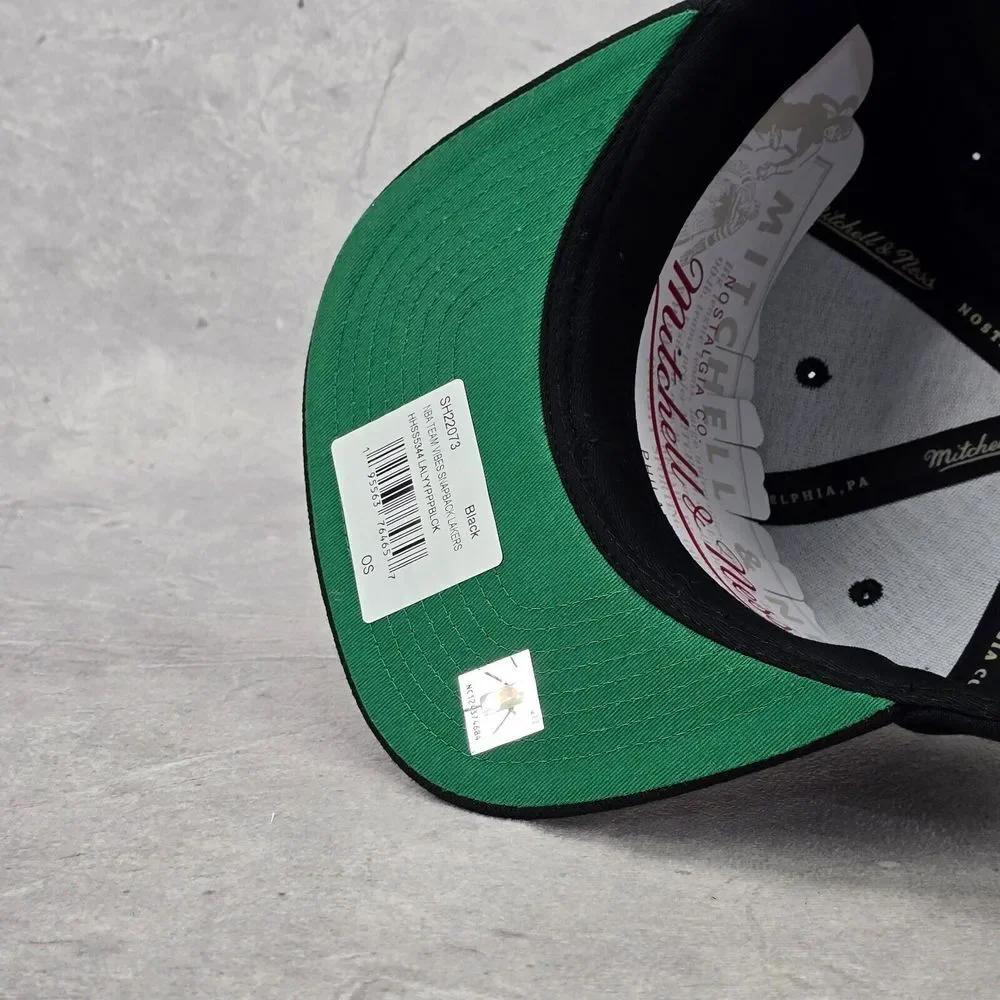 Mitchell & Ness Los Angeles Lakers Vibes Cap Black & Purple Snapback Hat‎ - Picture 11 of 14